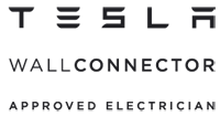Tesla Wall Connector Approved Electrician logo