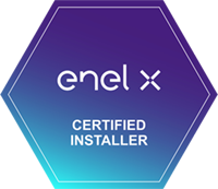 Enel x Certified Installer logo